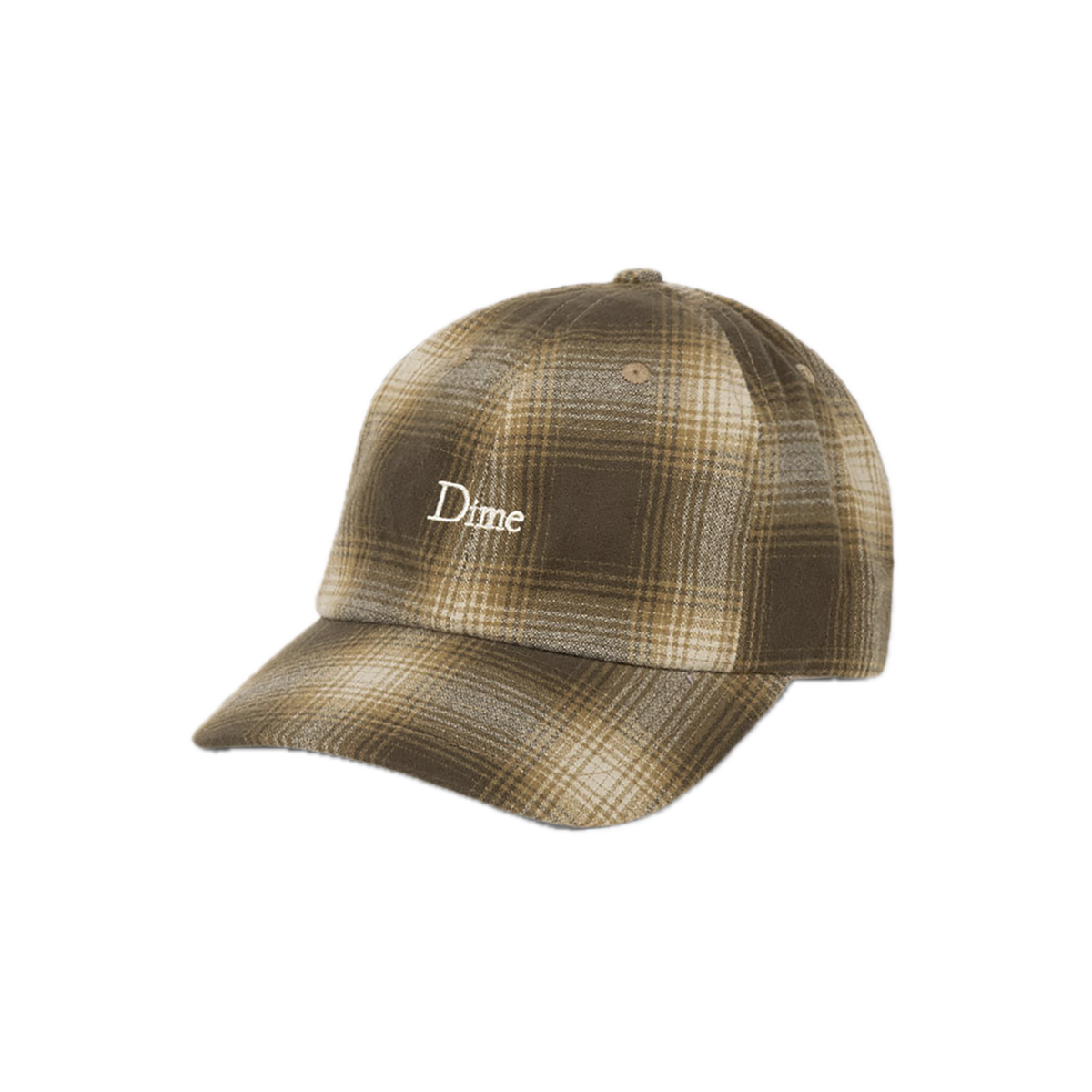 Dime Flannel Low Pro Cap - Brown