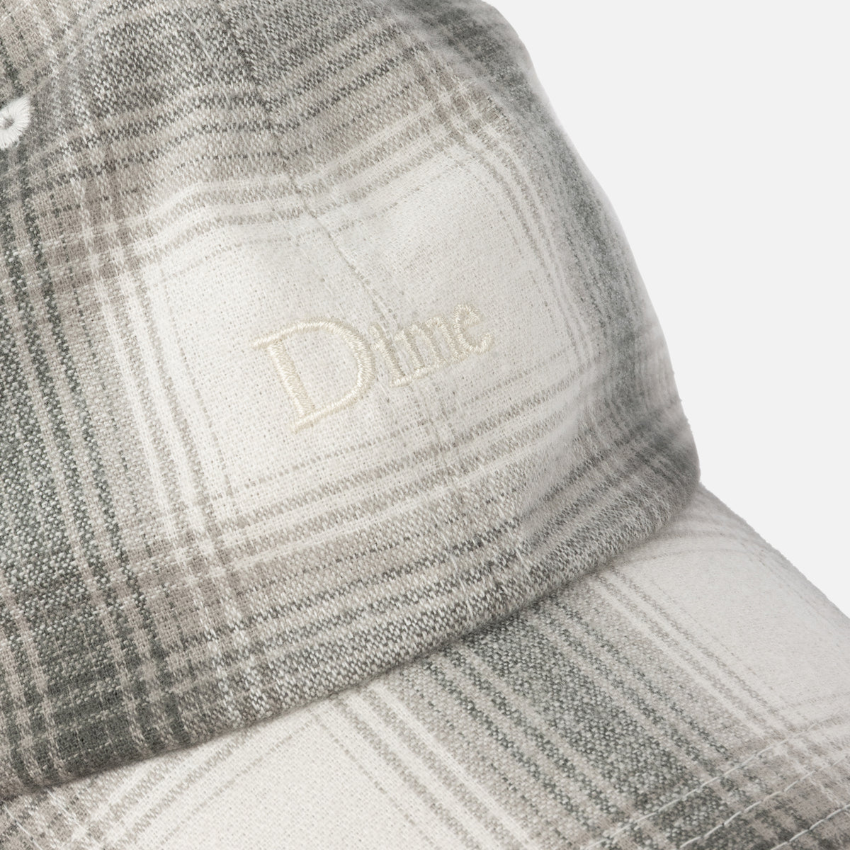 Dime Flannel Low Pro Cap - Light Gray