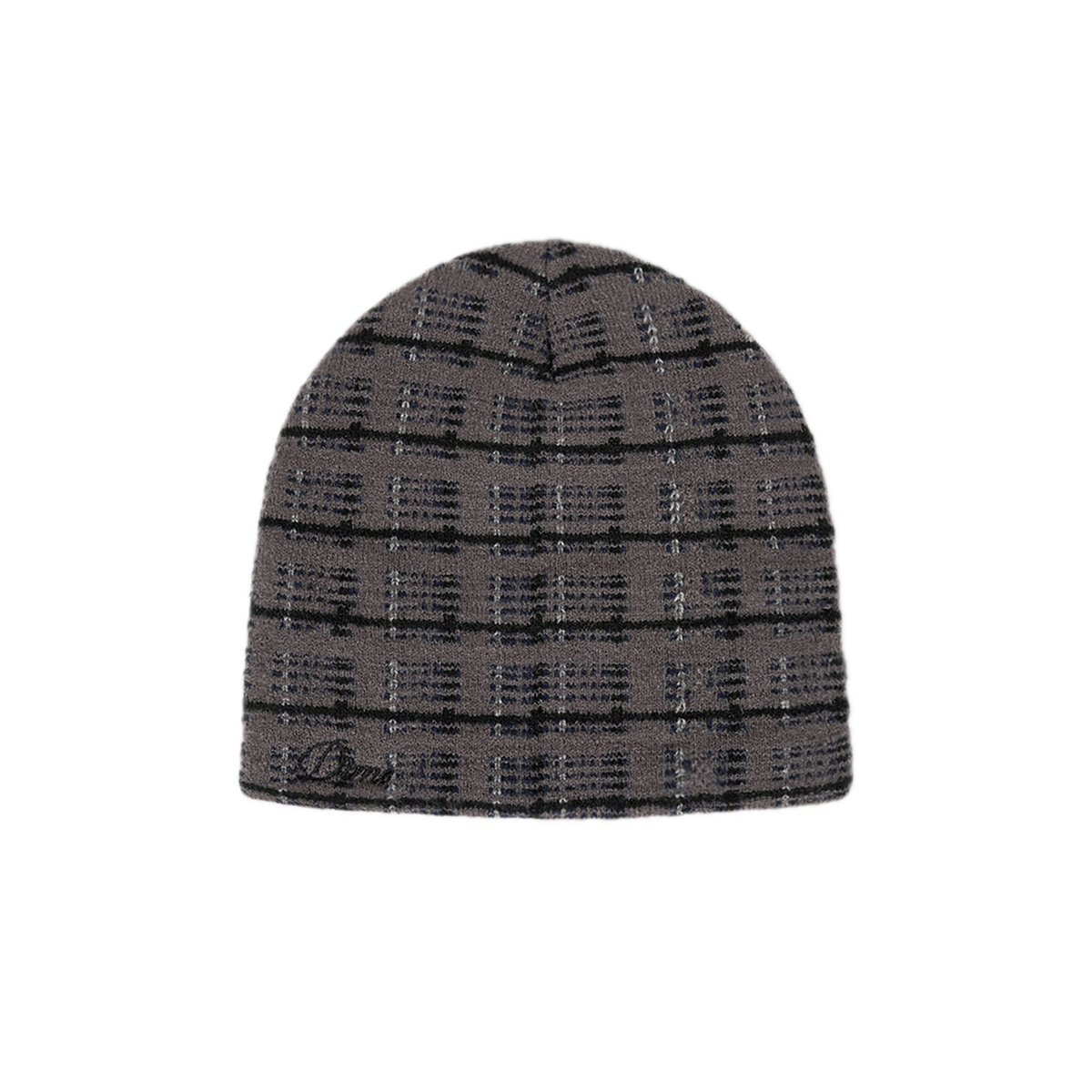 Dime Super Plaid Skully - Charcoal Multi