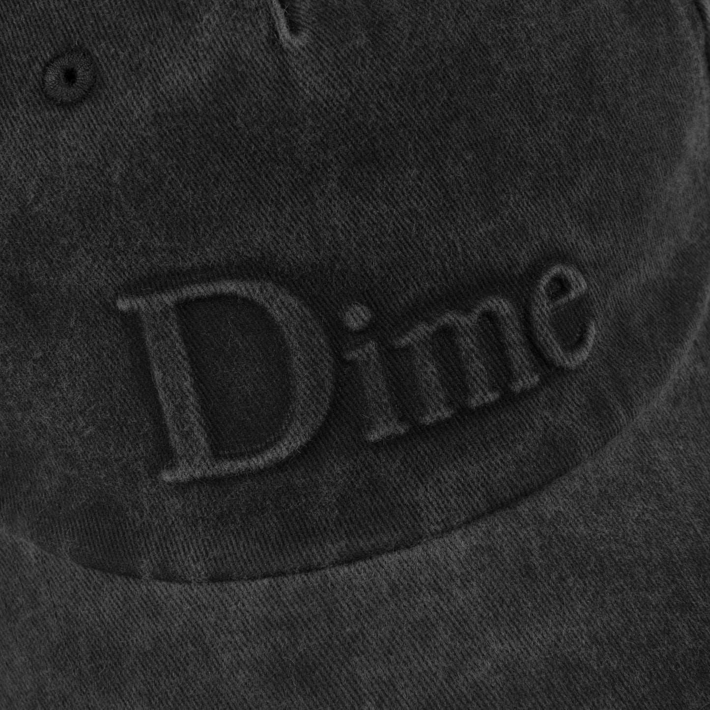 Dime Classic Embossed Uniform Cap - Charcoal Washed