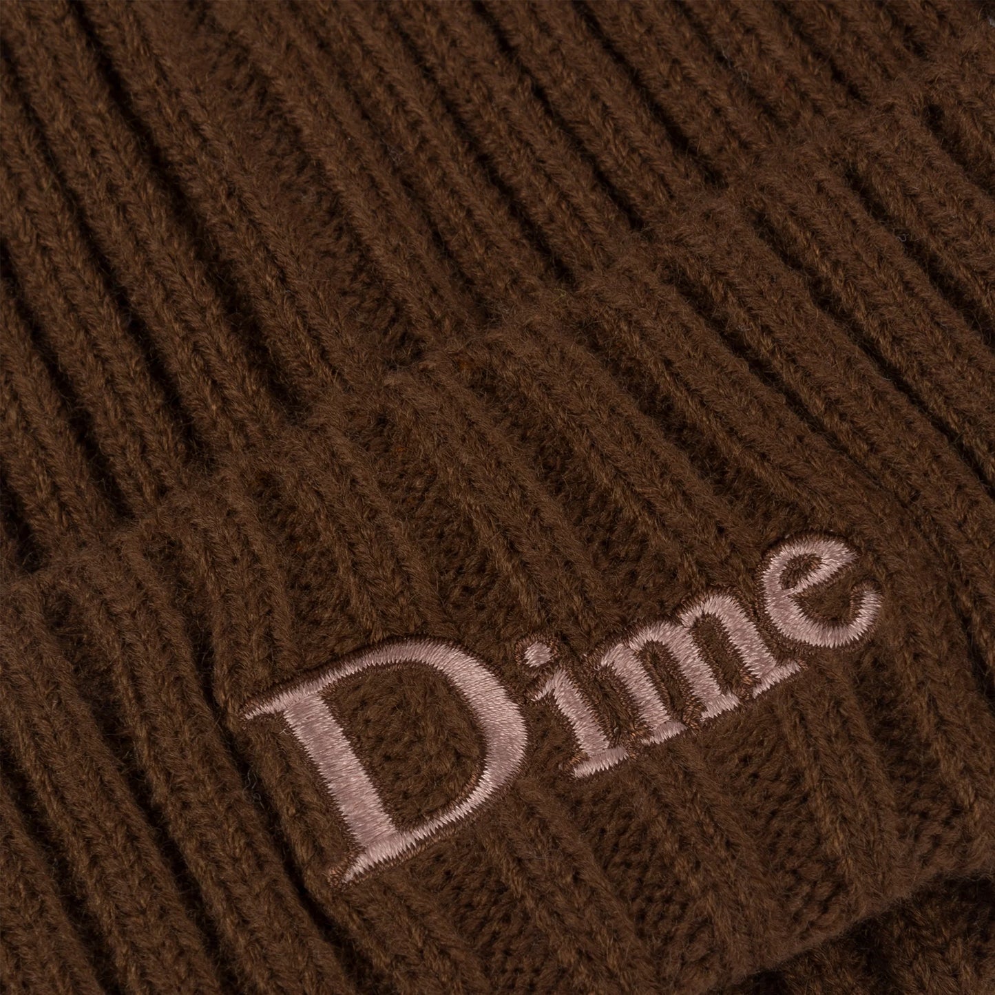 Dime Classic Fold Beanie - Brown