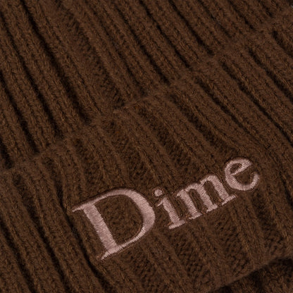 Dime Classic Fold Beanie - Brown