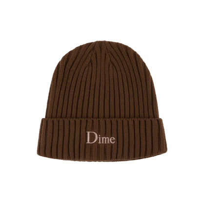 Dime Classic Fold Beanie - Brown