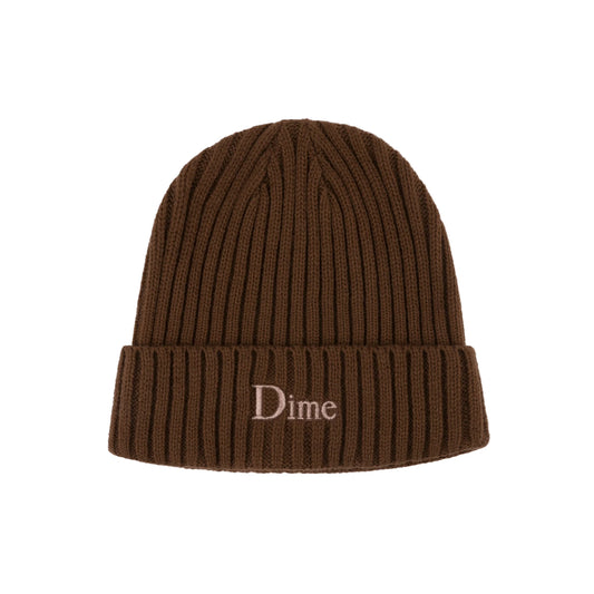 Dime Classic Fold Beanie - Brown