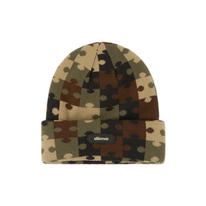 Dime Puzzle Fold Beanie - Camo