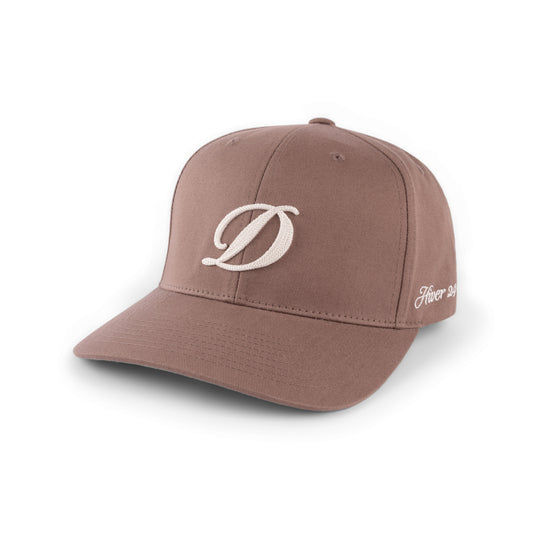 Dime Cursive D Full Fit Cap - Tan