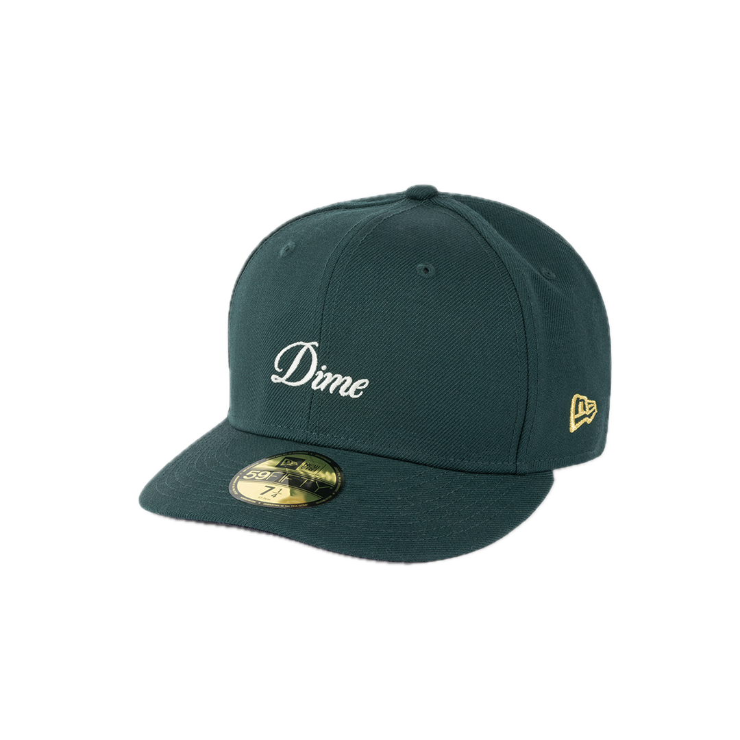 Dime Cursive New Era Cap - Evergreen
