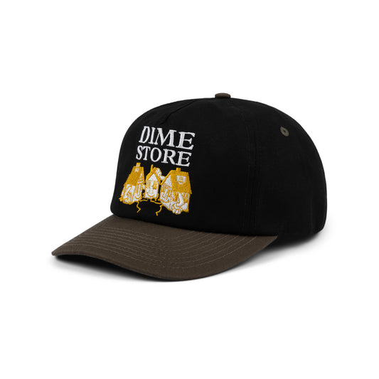 Dime Skateshop Worker Cap - Black