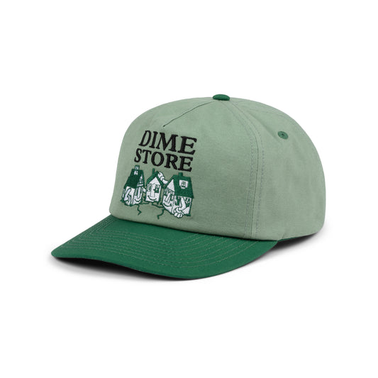 Dime Skateshop Worker Cap - Grass