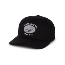 Load image into Gallery viewer, Dime Greetings Full Fit Cap - Black