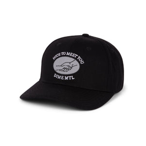 Dime Greetings Full Fit Cap - Black