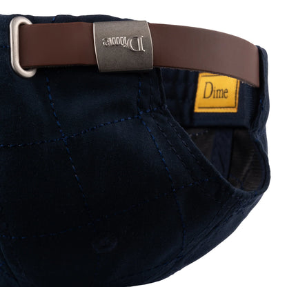 Dime Wave Quilted Full Fit Cap - Indigo