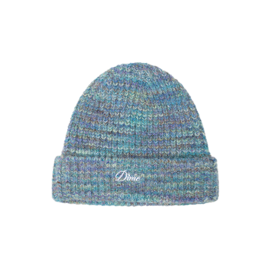 Dime Fuzzy Fold Beanie - Blue Multi
