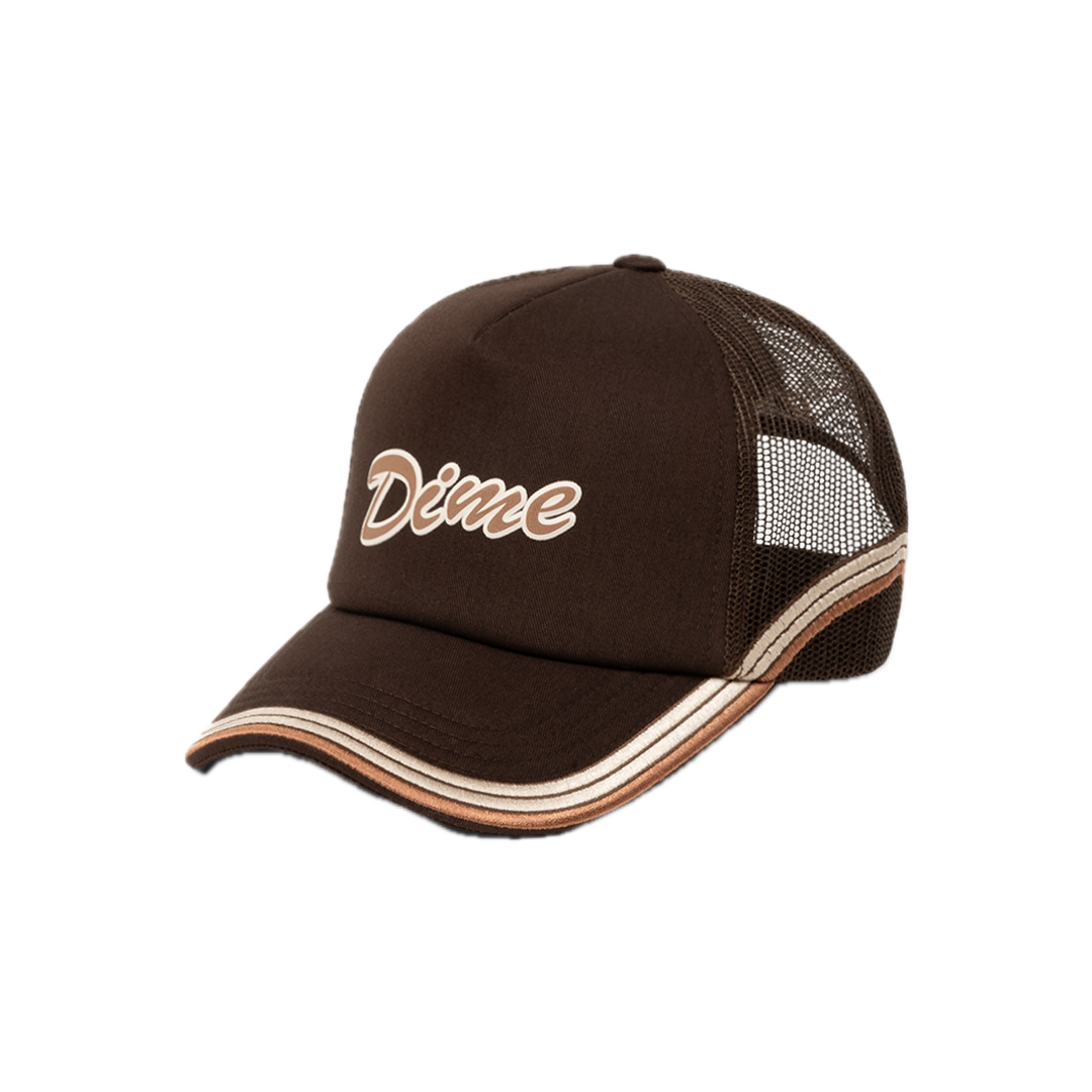 Dime Race Trucker Cap - Brown