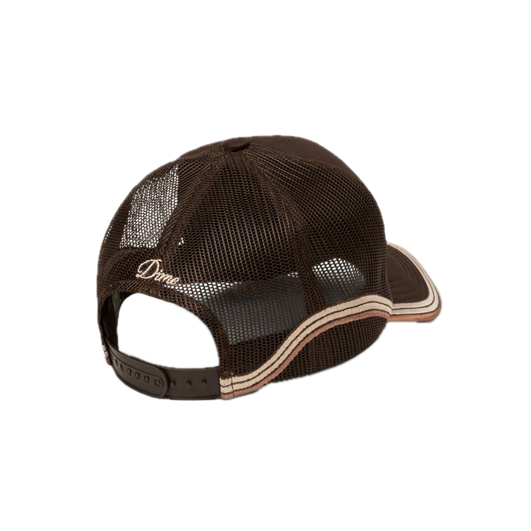 Dime Race Trucker Cap - Brown