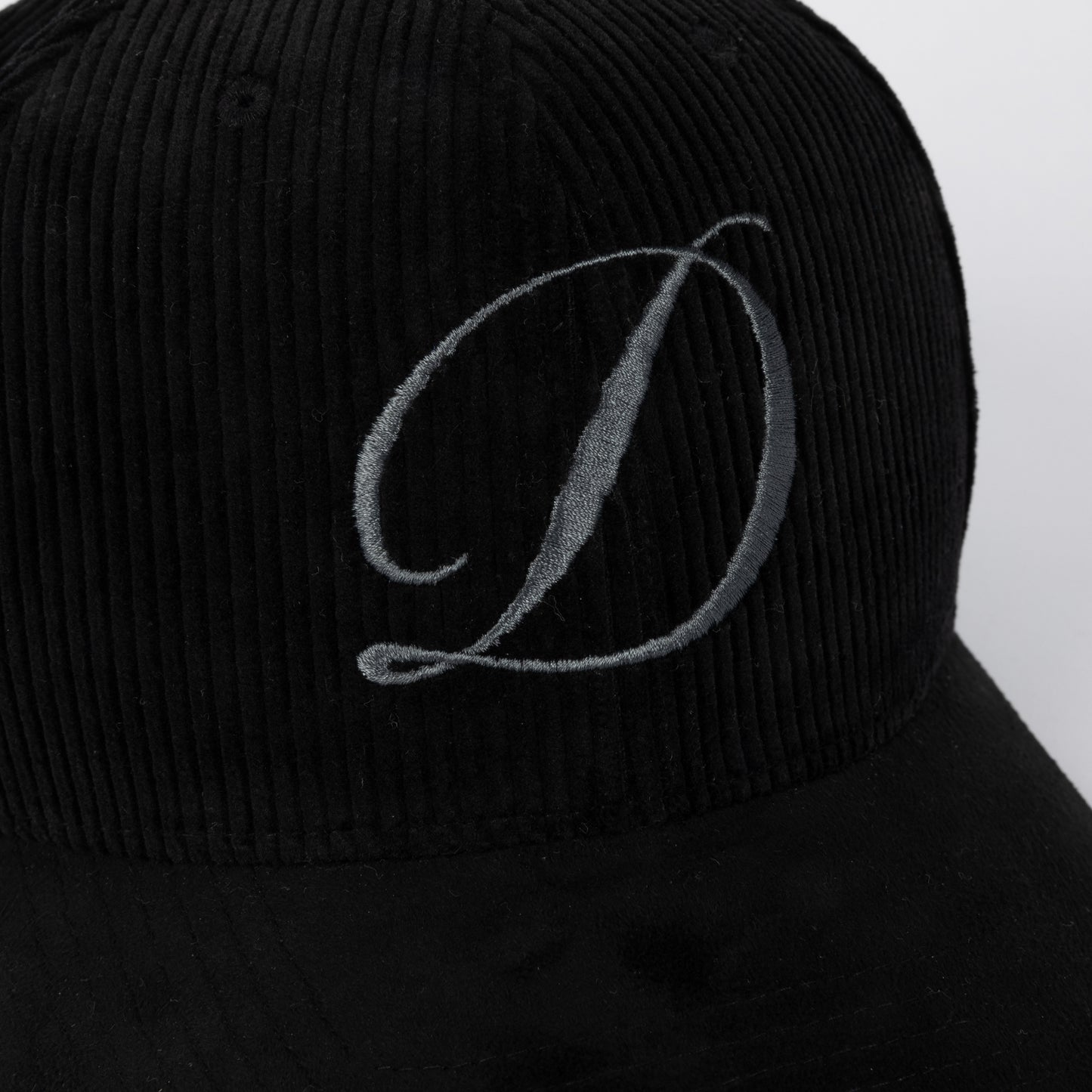 Dime Cord Full Fit Cap - Black