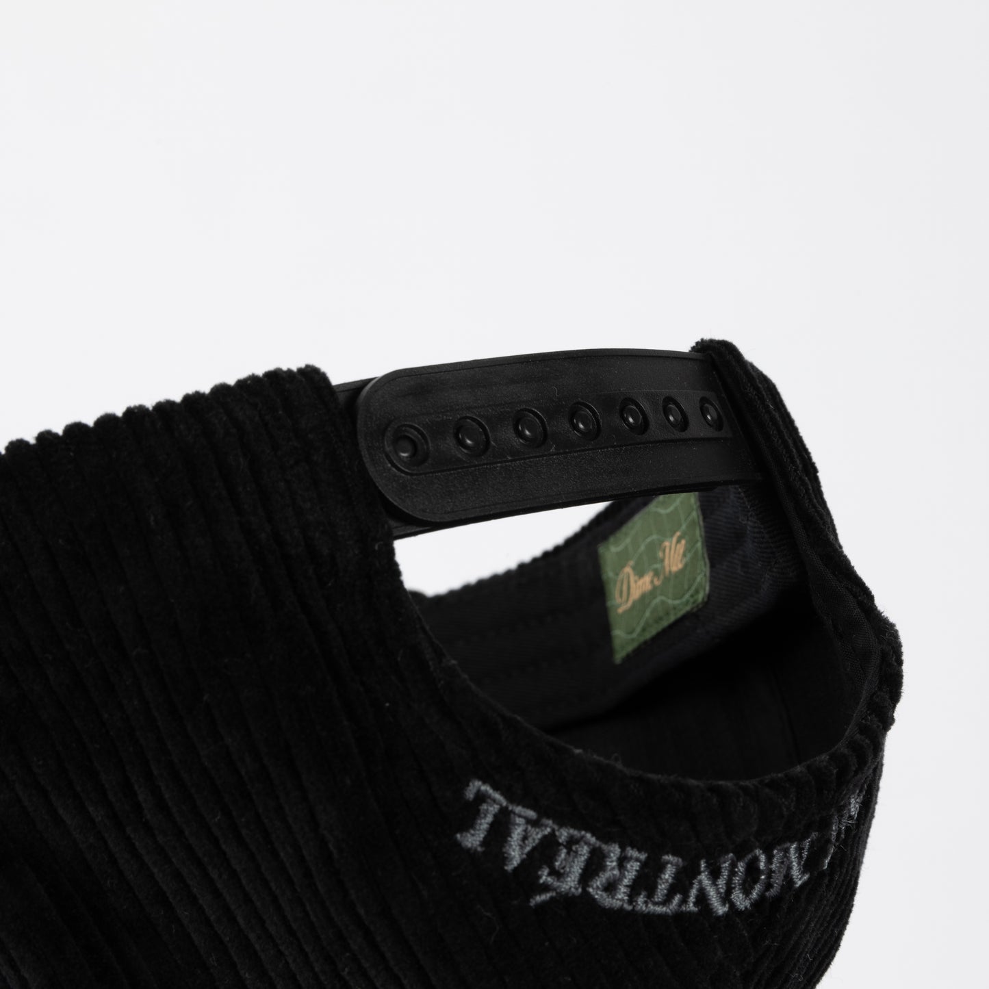 Dime Cord Full Fit Cap - Black