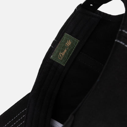 Dime Cursive Denim Worker Cap - Black Washed
