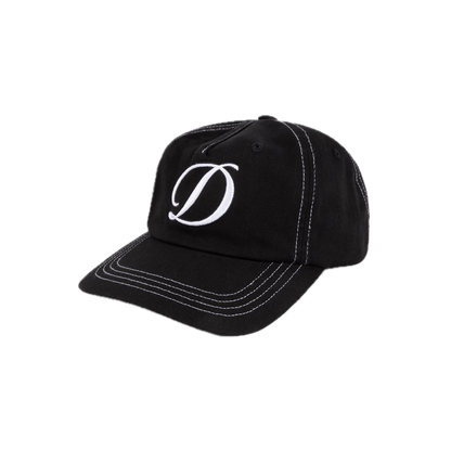 Dime Cursive Denim Worker Cap - Black Washed