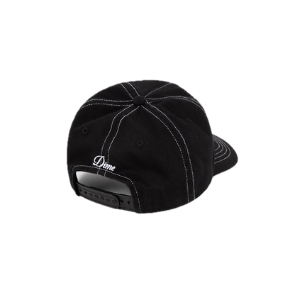 Dime Cursive Denim Worker Cap - Black Washed