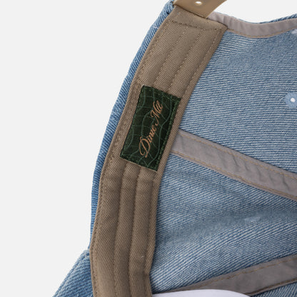 Dime Cursive Denim Worker Cap - Blue Washed