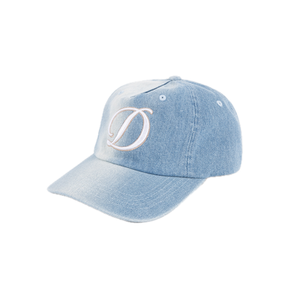 Dime Cursive Denim Worker Cap - Blue Washed