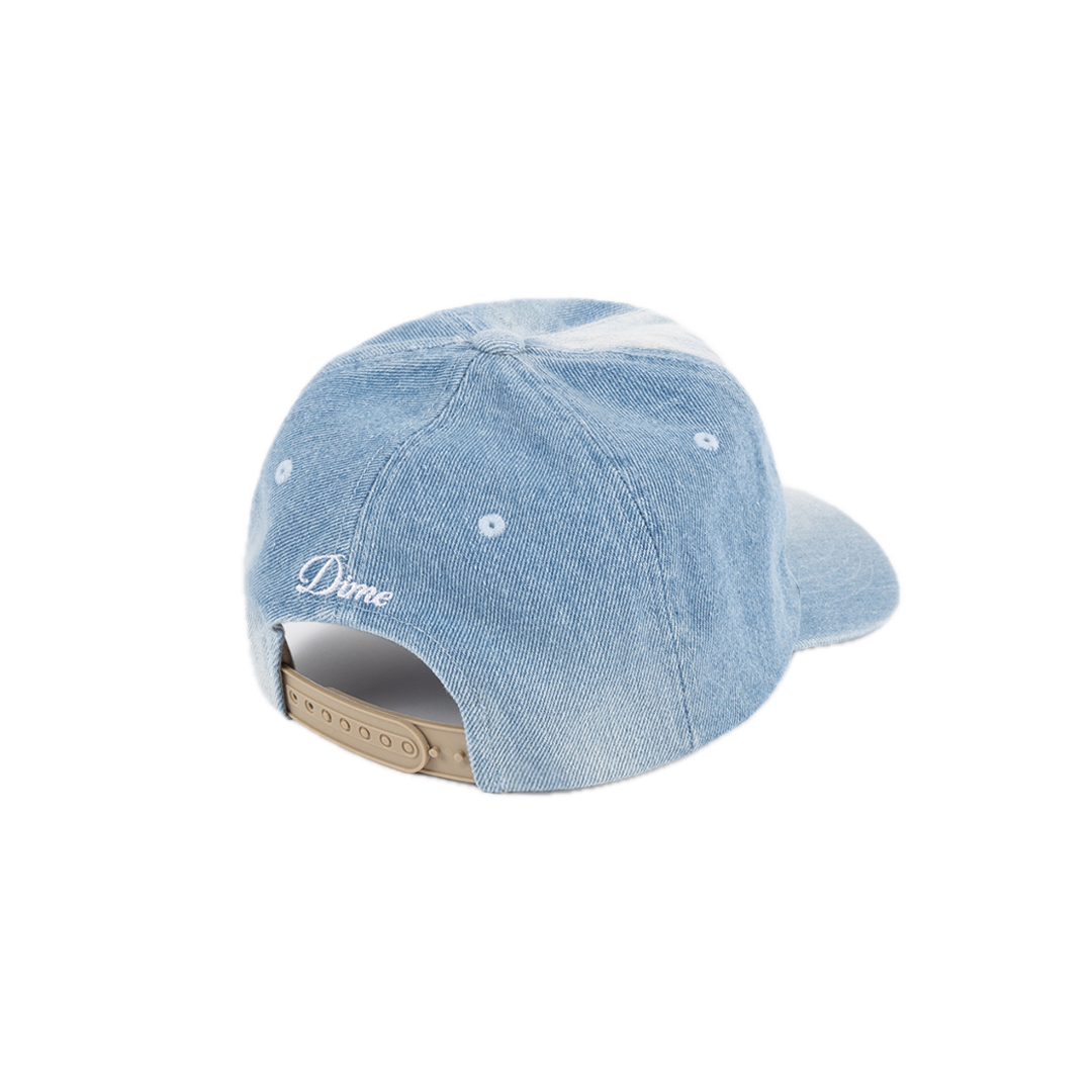 Dime Cursive Denim Worker Cap - Blue Washed