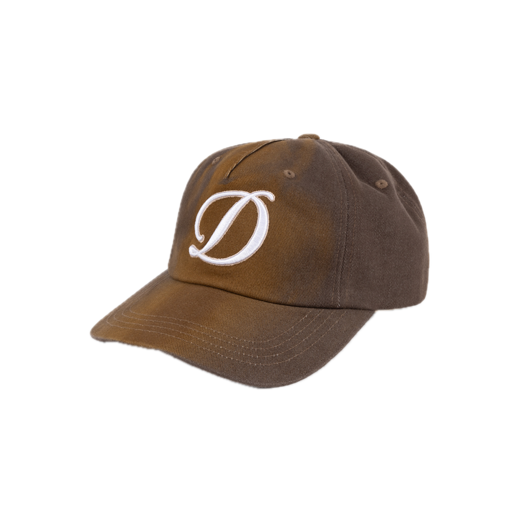 Dime Cursive Denim Worker Cap - Brown Washed