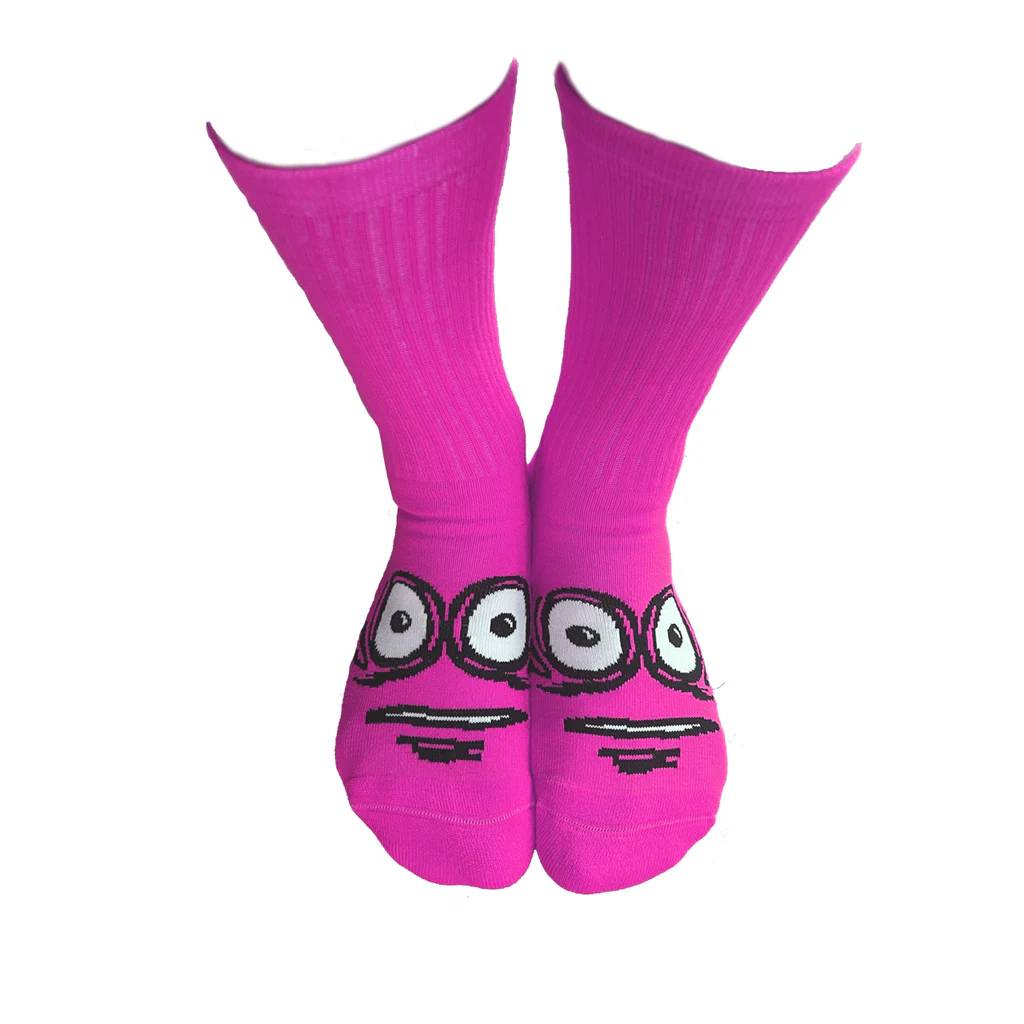 Heroin Big Egg Socks - Pink