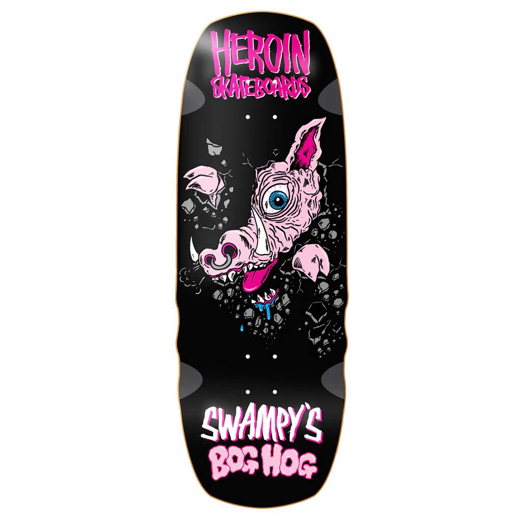 Heroin Swampy's Bog Hog Deck - 10.75