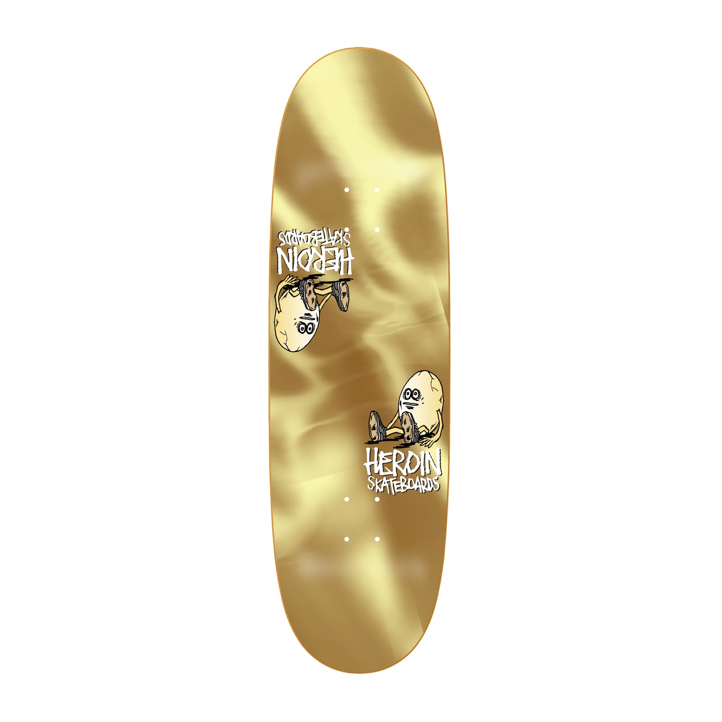 Heroin The Symmetrical Gold Egg Deck - 9.25