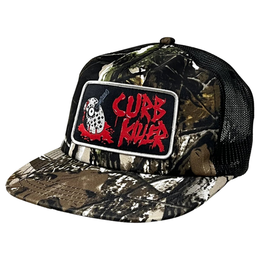 Heroin Curb Killer Trucker Hat - Camo