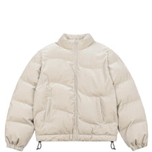 Load image into Gallery viewer, Dime Velvet Quilted Puffer - Beige