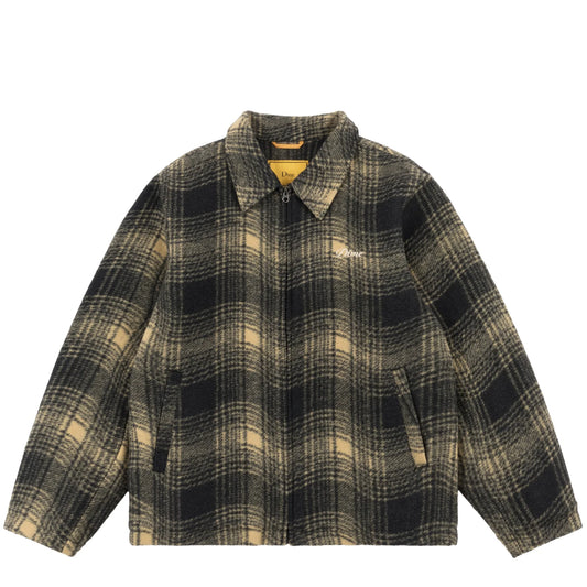 Dime Wave Plaid Jacket - Camel