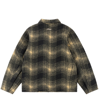 Dime Wave Plaid Jacket - Camel