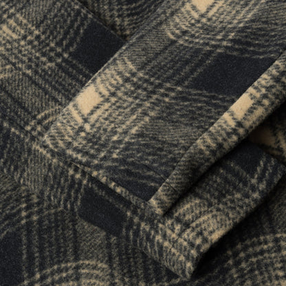 Dime Wave Plaid Jacket - Camel