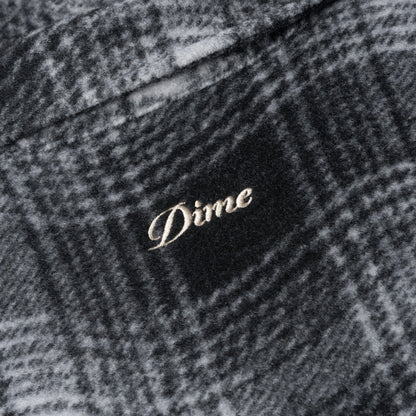 Dime Wave Plaid Jacket - Charcoal