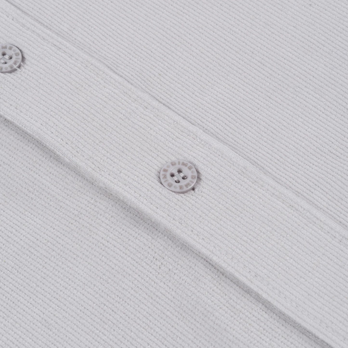 Dime Corduroy S/S Shirt - Light Gray