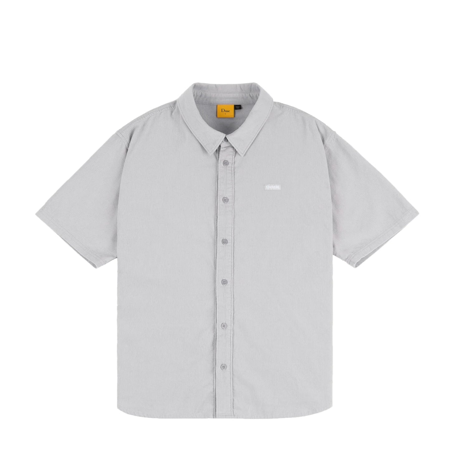 Dime Corduroy S/S Shirt - Light Gray