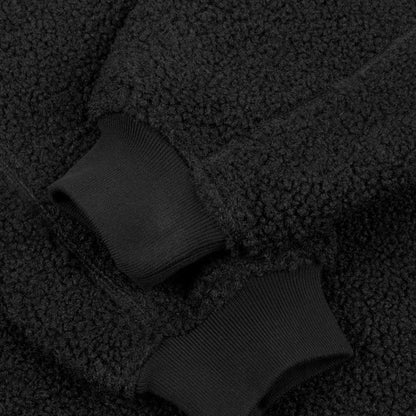 Dime Polar Fleece Sherpa Zip - Black