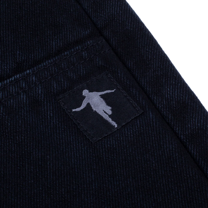 Hockey Double Knee Jean - Black