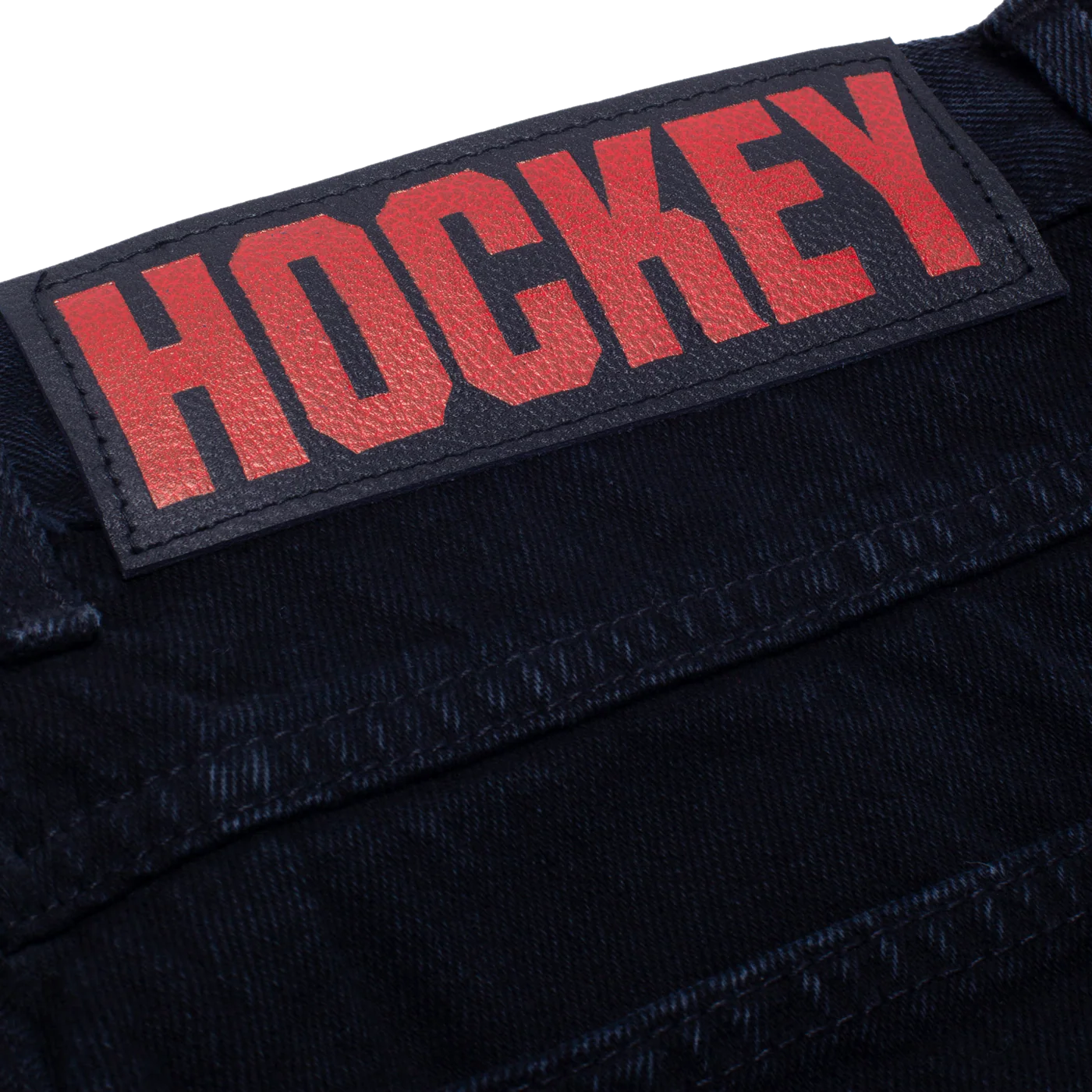 Hockey Double Knee Jean - Black