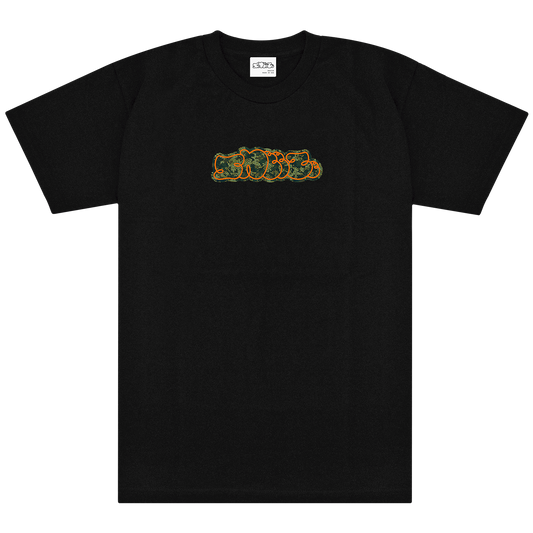 SNEEZE Camo Logo Tee - Black
