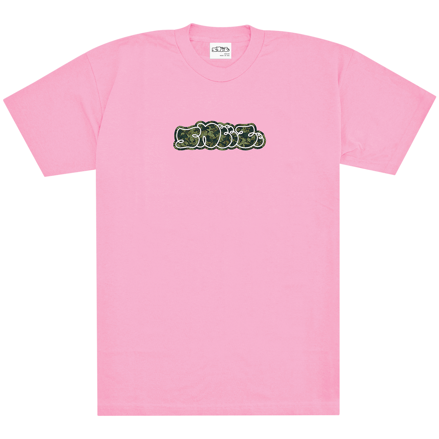 SNEEZE Camo Logo Tee - Pink