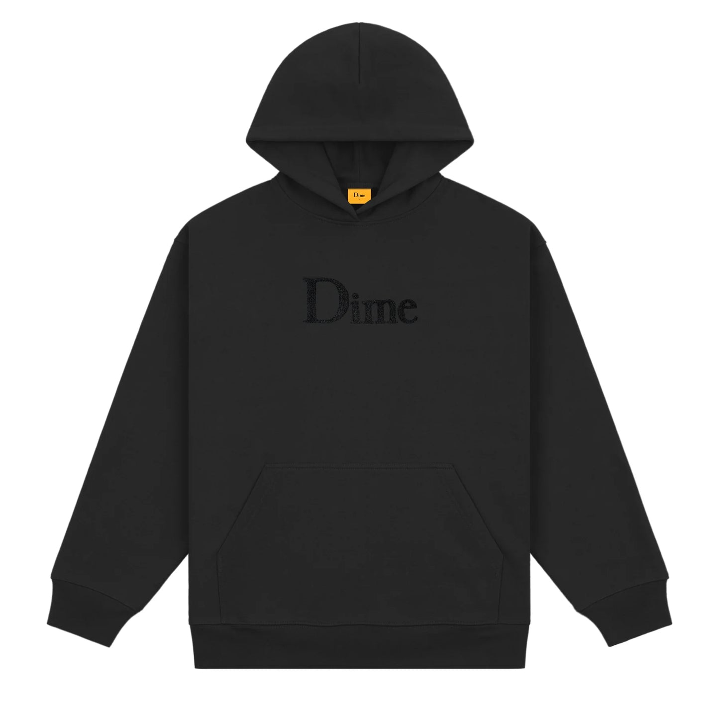Dime Classic Chenille Logo Hoodie - Black