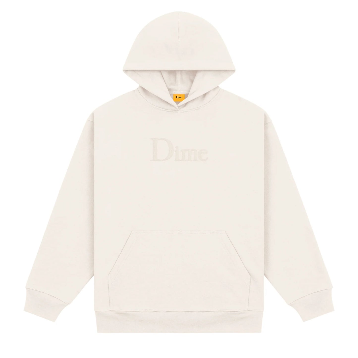 Dime Classic Chenille Logo Hoodie - Bone