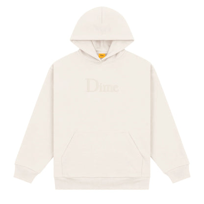 Dime Classic Chenille Logo Hoodie - Bone