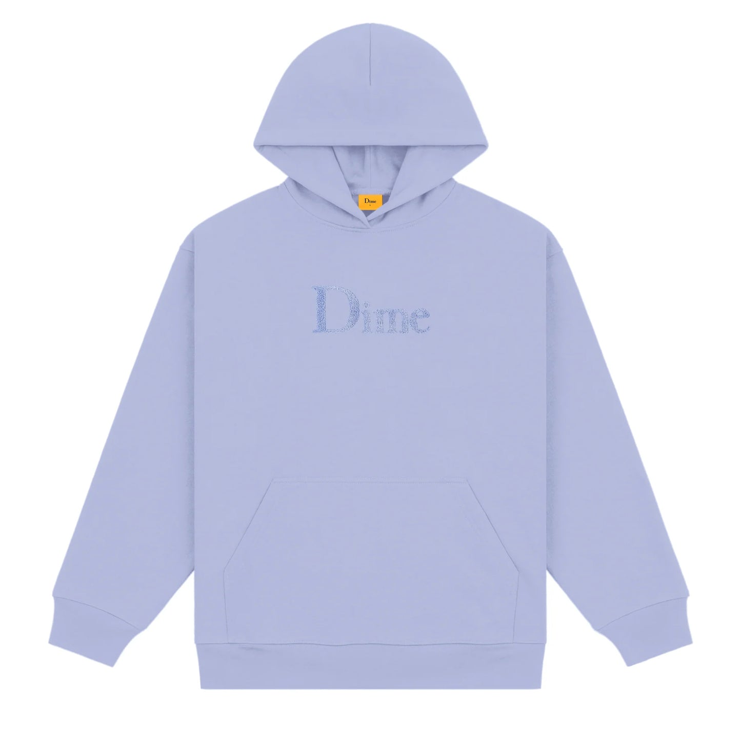Dime Classic Chenille Logo Hoodie - Light Indigo