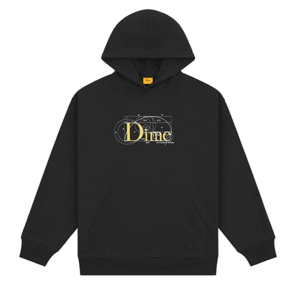 Dime Classic Ratio Hoodie - Black