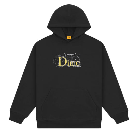 Dime Classic Ratio Hoodie - Black